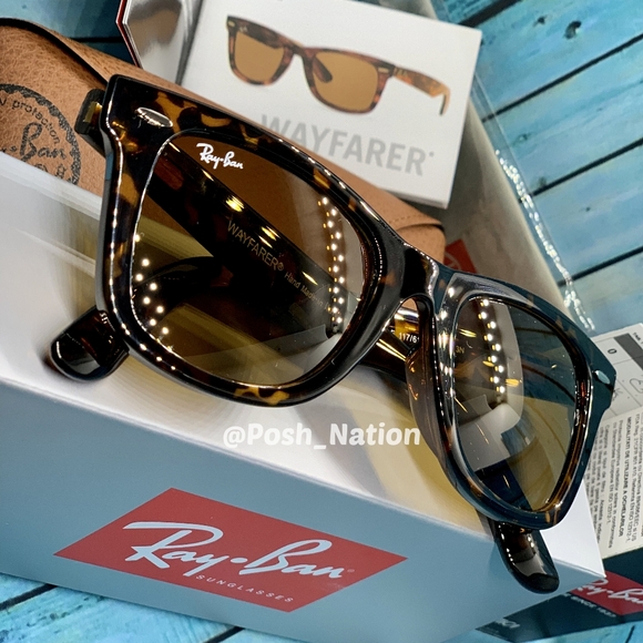 Ray-Ban Accessories - FREE SHIPPING RayBan Wayfarer Tortoise Brown RB2140 Classic New